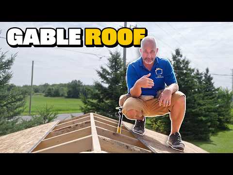 DIY Backyard Shed | Framing a Gable Roof