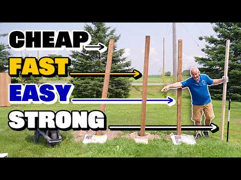 3 Ways to Set a Fence Post (+1 Bonus Method)