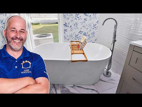 How to Install a Bathtub WITHOUT Ceiling Access