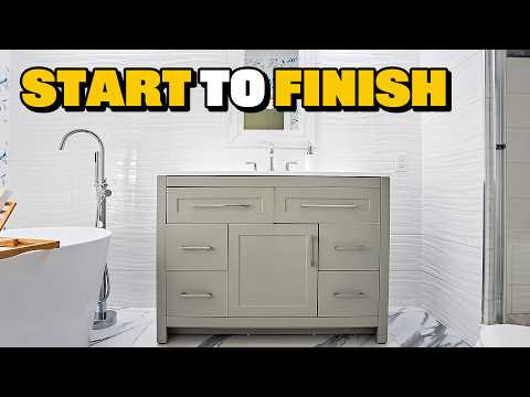 How to Install a Simple Bathroom Vanity