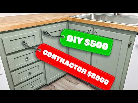 I Rebuilt My Kitchen for $500 (Contractor Quoted $8000)