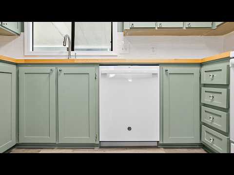 $2500 DIY Kitchen Makeover | Shaker Cabinet Doors & Drawers