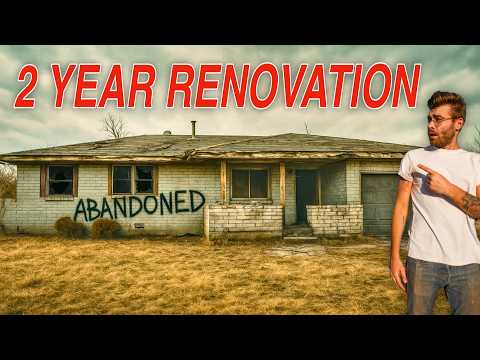 Remodeling an Entire House Start-To-Finish (2 YEAR TIMELAPSE)