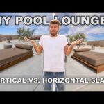 DIY Outdoor Daybed / Pool Loungers. Short vs Long Slats.
