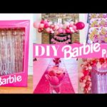 DIY BARBIE PARTY | BARBIE BOX & BALLOON GARLAND | AFFORDABLE PARTY DECOR | XoJuliana