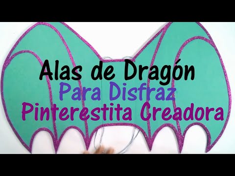 Cómo hacer unas bellas Alas de Dragón para disfraz – DIY