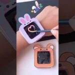 DIY watch with mini notebook ⌚📓#shorts #tonniartandcraft #diy #love #craft