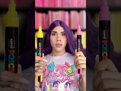 DIY: un ARCOÍRIS MEZCLANDO Todos mis PLUMONES!!🌈