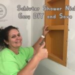 Schluter shower niche shelf installation – Easy add to your DIY shower install!  🛠