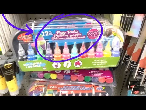 The latest DIY trend using Dollar Store puffy paint (for adults!)