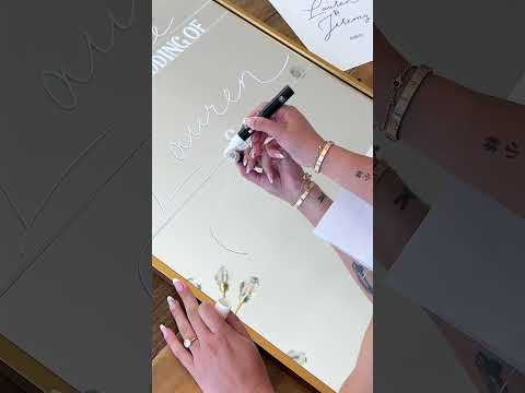 DIY Wedding WELCOME SIGN! | *DAY 2* of DIY Bride Week