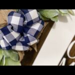 DIY WOOD ROUND – checkout how I made this new wood round diy! So easy and so beautiful