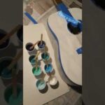 #SonjasSEAcrets #painting #guitar #diy #paint #pastels #acrylicpour #seaglass #maker #shorts