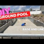 DIY inground pool Pt 3 – All about the diy  concrete pool bottom and liner install