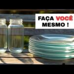 Ideia linda com POTES e PRATO DE VIDRO 💕 DIY com TECIDO