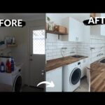 DIY LAUNDRY ROOM MAKEOVER [ON A BUDGET]