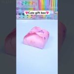 Cute gift ideas / DIY Paper craft / Paper gift box #diy #craft #handmade #art #papercraft #love