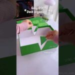 Easy DIY Desk Organizer 😍✨#shorts #art #diy #muktaartandcraft #youtubeshortsindia