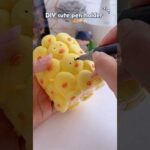 DIY cute pen ✏️holder 😍✨#shorts #diy #craft #muktaartandcraft #youtubeshorts