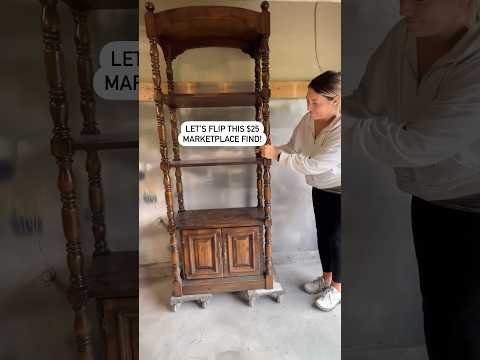 Let’s Flip This $25 Marketplace Find! #paintedfurniture #diy #furnitureflip