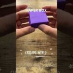 PAPER BOX EASY CRAFT TUTORIAL STEP BY STEP | DIY GIFT BOX ORIGAMI FOLDING | GIFT BOX PAPER CRAFTING