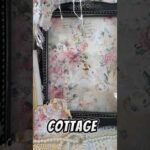 SHABBY CHIC Ideas using digital files Cottage Rose #shabbychicdecor #diy #dollarstorediy