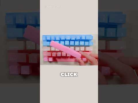🥰⌨️ Making the Cutest DIY Keyboard – Fun, Aesthetic & So Creative! 🎨
