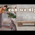 DIY COFFEE TABLE | $7,000 BUY VERSUS $0 DIY!?