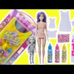 Barbie Color Reveal DIY Tie Dye Fashion Maker with Dolls