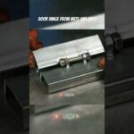 Door Hinge From Nuts And Bolt #tigwelding #metal #diy #cabinet