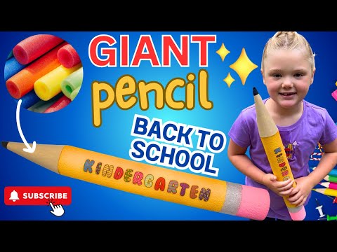 DIY PENCIL PHOTO PROP FOR FIRST DAY OF SCHOOL PICTURES!