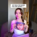 AMAZING DIY Idea for When You’re Bored ✂️✨ #art #diy #aesthetic