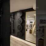 Dream Gym! Accent wall like you’ve never seen! DIY home gym.  Gym at Home. PRX Performance