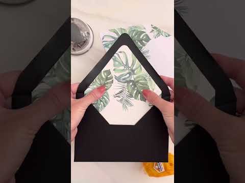 Envelope Liners for DIY Wedding Invitations