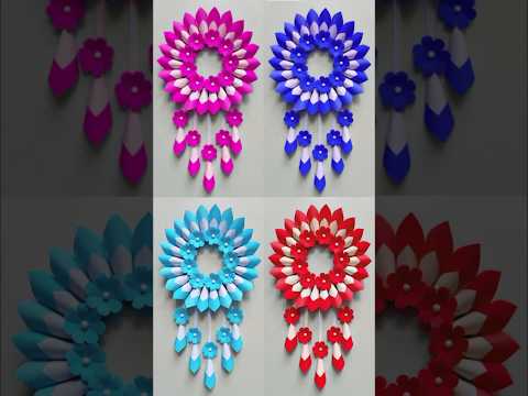 DIY Wall hanging #shorts #wallhanging #papercraft