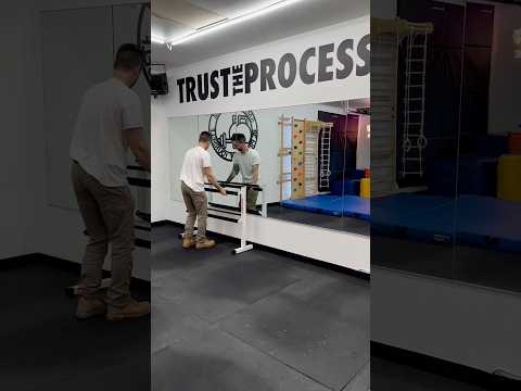 What do you think? Did I accomplish the mission? #diy #garagegym