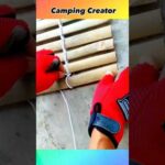 DiY | วิธีมัดแคร่ไม้ วางพื้นโต๊ะ Camping #camping   #diy #แคมป์ปิ้ง