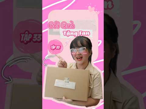 Gói Quà Tặng Fan Tập 33 🎁✨ #diy #tramsurimun #handmade #unbox #tangqua
