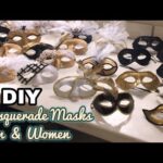 DIY: 10 Masquerade Mask tutorials for Men and Women | Easy and Quick DIY