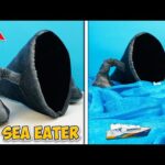 DIY Making Sea Eater with This Easy DIY Plush Tutorial – creation by Trevor Henderson