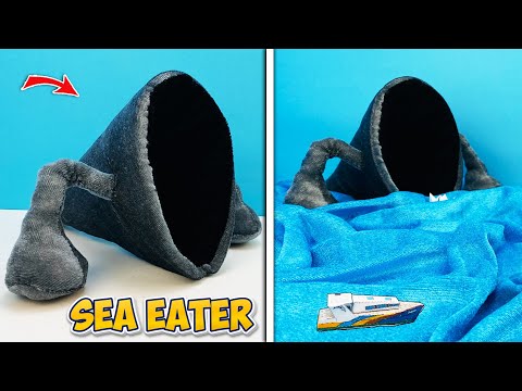 DIY Making Sea Eater with This Easy DIY Plush Tutorial – creation by Trevor Henderson