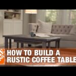 DIY Coffee Table: Rustic Coffee Table | The Home Depot