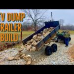 Building a Dump Trailer / ATV UTV / DIY #dumptrailer #welding #diy
