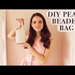 DIY PEARL BEADED BAG│ft. MissFox dresses, how to make beaded bag, pearl bag dupe, pearl beaded bag
