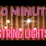 Outdoor Cafe Lights installed in under 30 min under $250! | EASY DIY