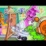 👹 Paper DIY 👹 Making INCREDIBOX SPRUNKI Game Book 📚➕Rescue Pregnant Pinki’s Butt from the Toilet
