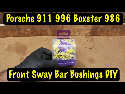 Porsche 911 996 Boxster 986 Front Sway Bar Bushings DIY