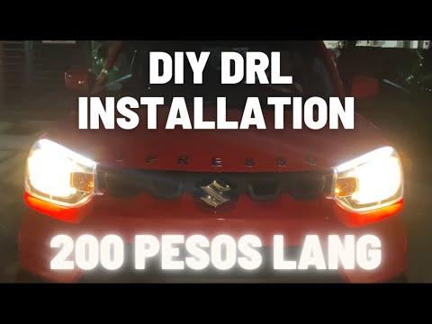 DIY DAYTIME RUNNING LIGHTS INSTALLATION || SUZUKI S-PRESSO