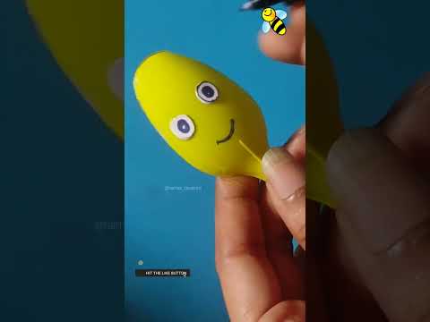 DIY with Plastic spoon#diy #shorts #youtubeshorts