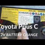 DIY – Toyota Prius C (2012-2016) – 12V Battery Replacement (Negative first, then positive)